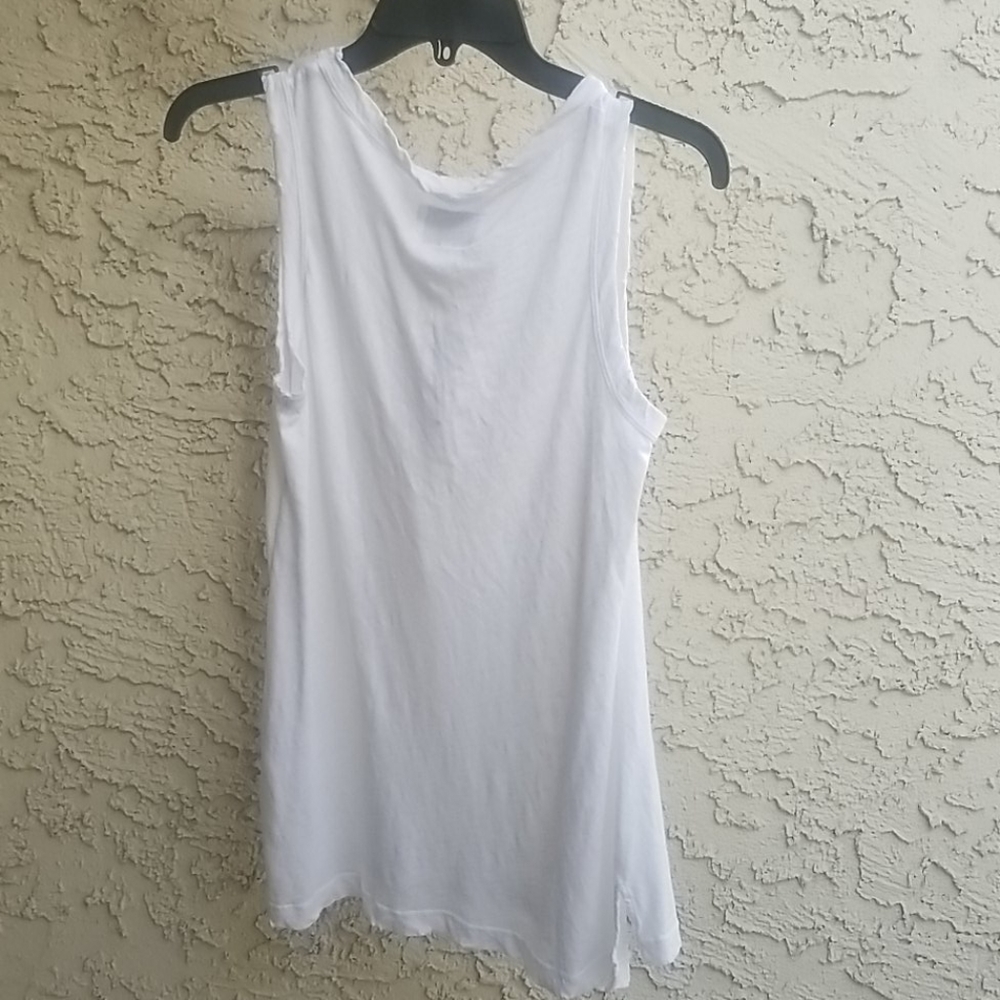 CURRENT/ELLIOTT WHITE COTTON MUSCLE TEE SHIRT NWOT - Picture 6 of 7